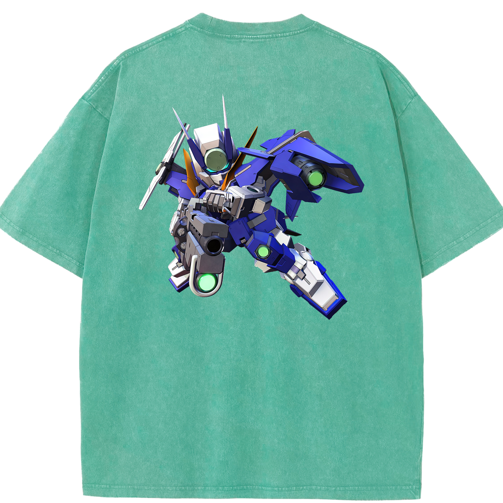 （画像用） 機動戦士ガンダム Mobile Suit Gundam 綿100% ヴィンテージ風 半袖Tシャツ（背面プリント）